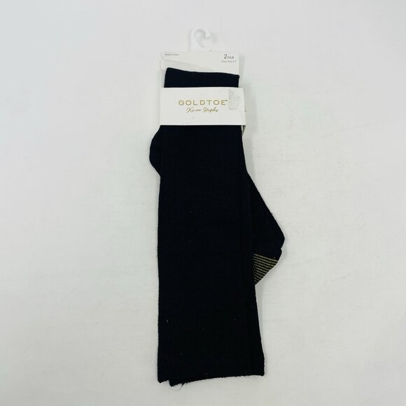 Gold Toe Womens Shoe Size 6-9 1 Pair Ultra Soft Stella Knee Socks in Black 678 - Picture 1 of 5
